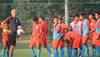 Hosts India undergo first practice session for FIFA U-17 World Cup