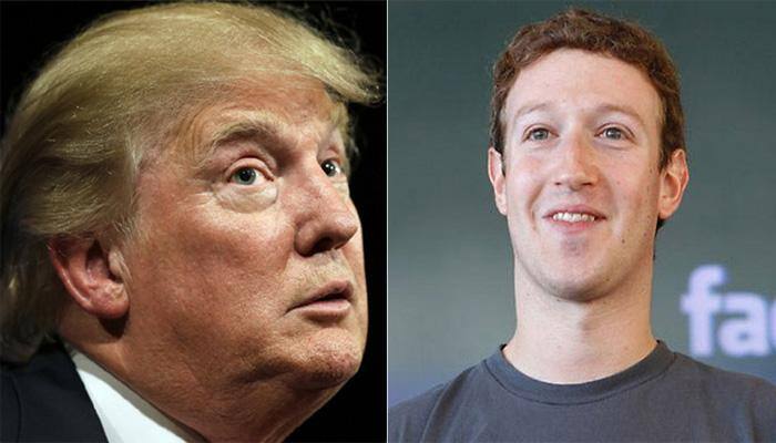 It&#039;s Donald Trump vs Mark Zuckerberg over Facebook