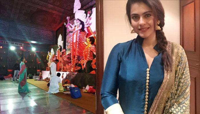 Kajol shares a majestic Maa Durga pic from pandal