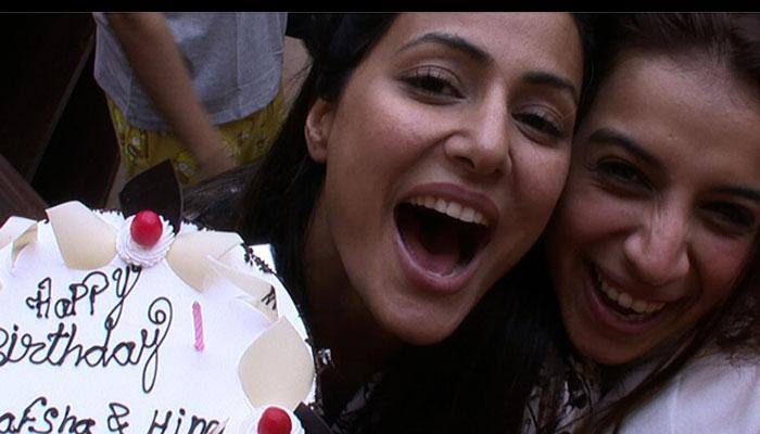 Bigg Boss day 1: Hina Khan and Benafsha Soonawalla's birthday celebrated in the house 