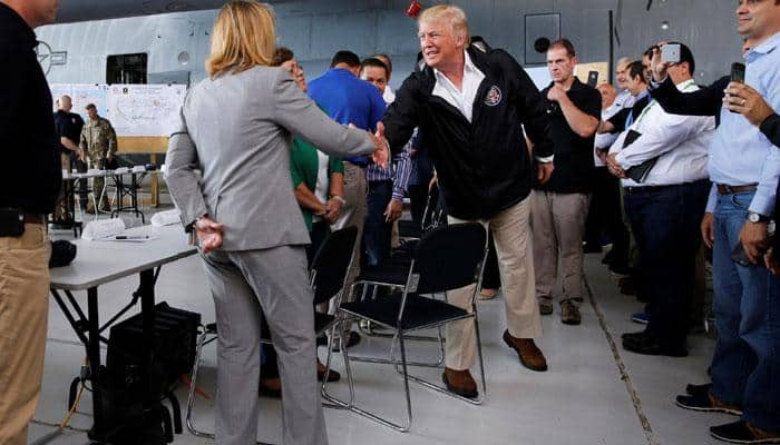 Trump meets victims, responders in hurricane-ravaged Puerto Rico