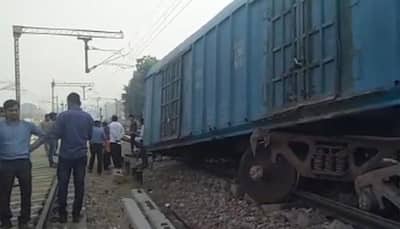 Three coaches of goods train derail on Achhnera-Mathura route