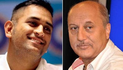 MS Dhoni invites reel life father Anupam Kher to his Ranchi home — See pics