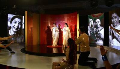 Asha Bhosle's wax statue unveiled at Madame Tussauds Delhi- See pics