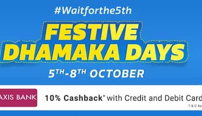 Flipkart's Festive Dhamaka Days sale starts tomorrow; Amazon's festive sale likely to have stiff clash