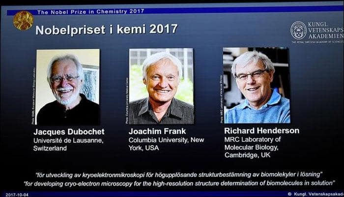 Trio receives Chemistry Nobel for developments in electron microscopy