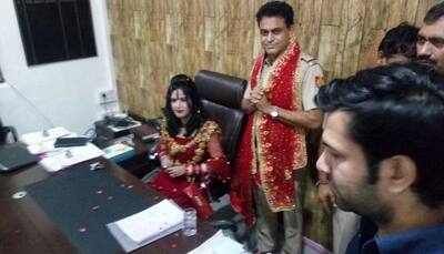 Radhe Maa on Delhi's SHO chair: Two cops suspended