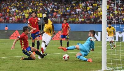 FIFA U-17 World Cup: Brazil down Spain 2-1 in Group D opener