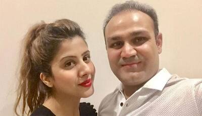 Virender Sehwag retweets wife Aarti's 'love of life' message on Karva Chauth