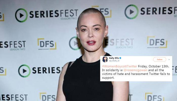 #WomenBoycottTwitter trends after suspension of actress Rose McGowan&#039;s account, but users ask if it&#039;s a good idea