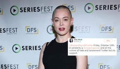#WomenBoycottTwitter trends after suspension of actress Rose McGowan's account, but users ask if it's a good idea