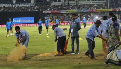 India, Australia share T20I trophy after Hyderabad washout