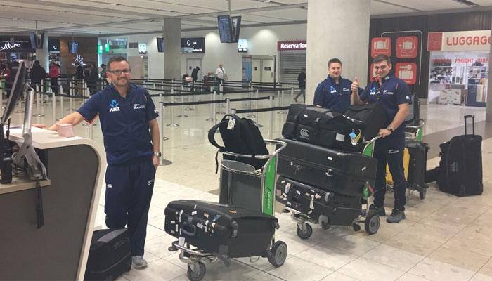 New Zealand players arrive in India for limited-overs series