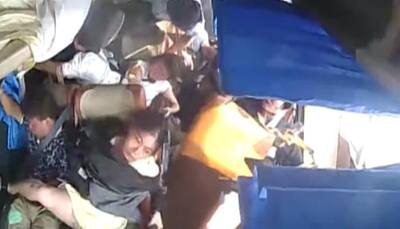 This bus accident shows why it's important to fasten your seat belt – Watch
