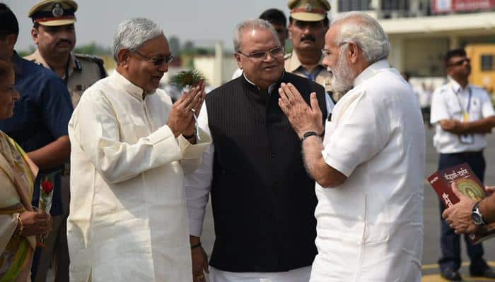 Narendra Modi heaps praise on Nitish Kumar&#039;s commitment to Bihar&#039;s development