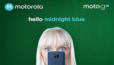 Now, Moto G5S in 'midnight blue' colour