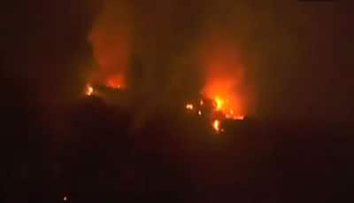 Fire breaks out at Delhi's Ghazipur landfill