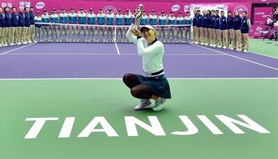 Maria Sharapova wins first WTA title in two years at Tianjin Open