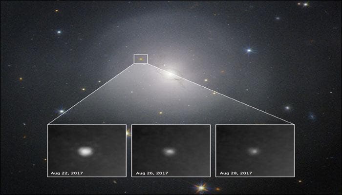 NASA&#039;s Hubble uses its powerful gaze to study the source of gravitational waves