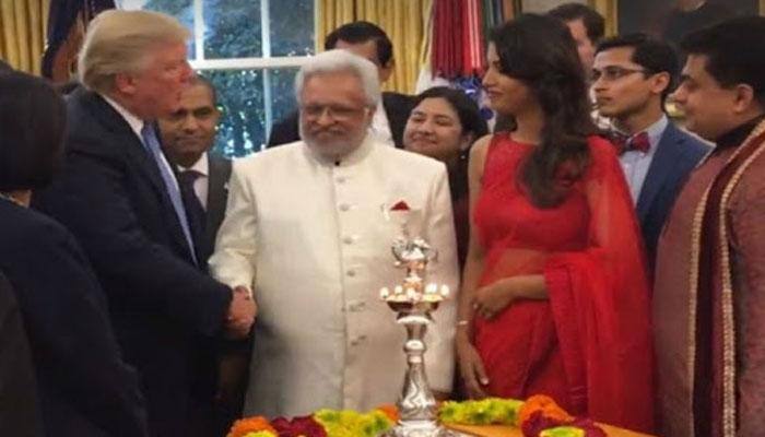 Donald Trump, daughter Ivanka light diya, say proud to celebrate Diwali in White House