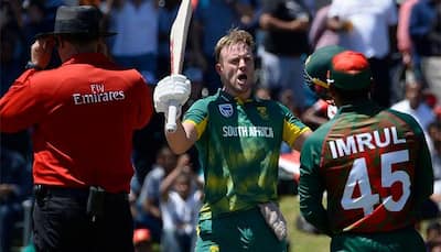 Watch: AB de Villiers destroys Bangladesh with 104-ball 176