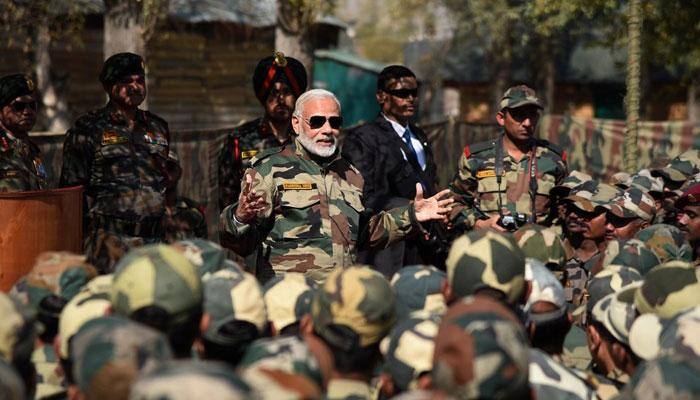 PM Narendra Modi, Army Chief celebrate Diwali in J&amp;K's Gurez