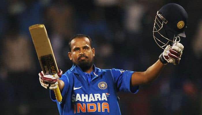 Yusuf Pathan celebrates Diwali with CISF jawans