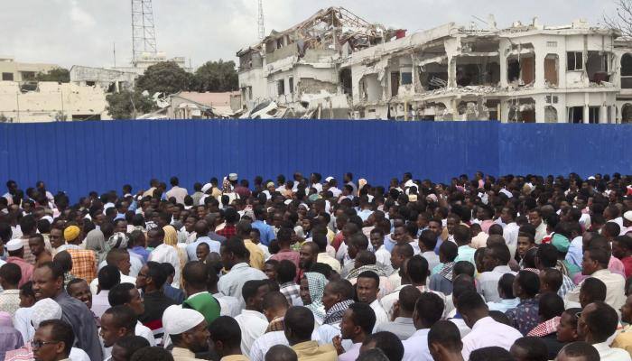 Somalia twin bomb attack toll rises to 358, govt holds al-Shabab responsible
