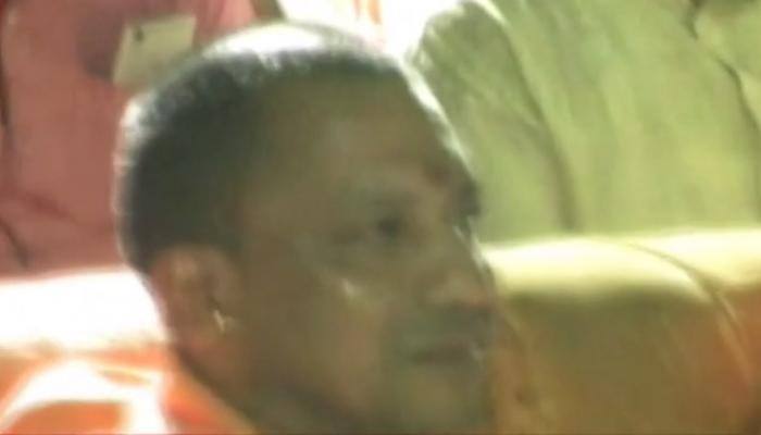 Teary-eyed Yogi Adityanath becomes emotional at Gorakhpur event