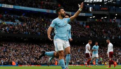 Sergio Aguero equals Manchester City record as leaders cruise