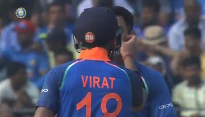 Watch: MS Dhoni, Virat Kohli&#039;s &#039;bromance&#039; at Wankhede