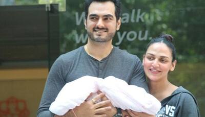 Esha Deol and Bharat Takhtani spreading smiles with their baby girl- see pics