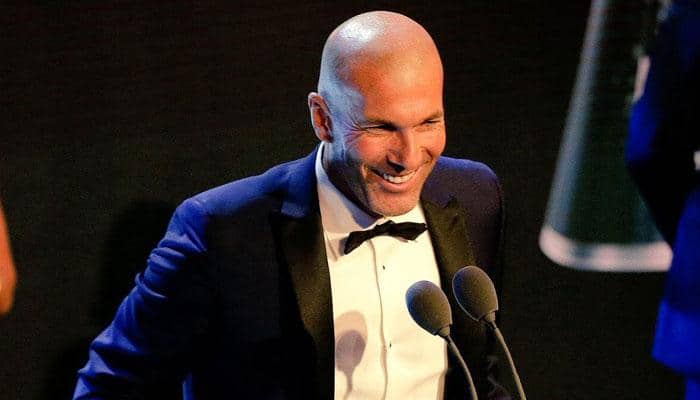 Zinedine Zidane wins 2017 Best FIFA men`s Coach of the Year award