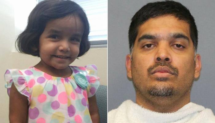 Dallas: 3-year-old Indian girl Sherin Mathews choked to death on milk, father claims 