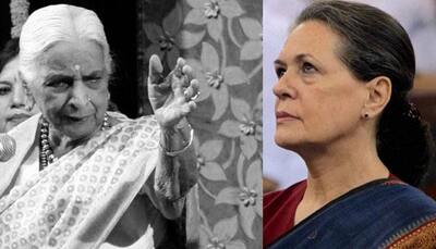Sonia Gandhi condoles Girija Devi's death
