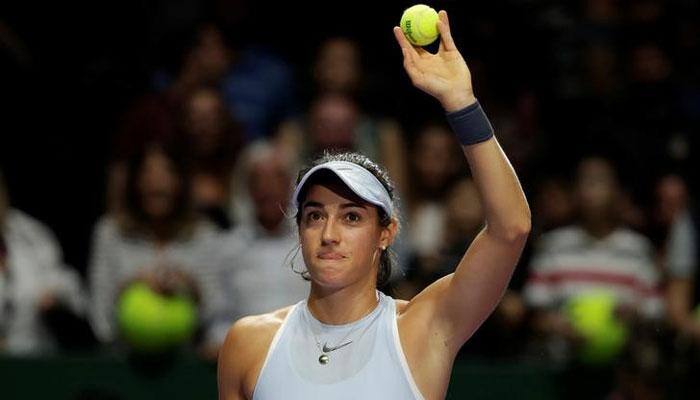 WTA Finals: Caroline Garcia finds joy among tears to overcome Elina Svitolina