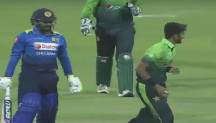 Watch: Pakistan pacer Hasan Ali makes fun of Lankan batsman Sachith Pathirana