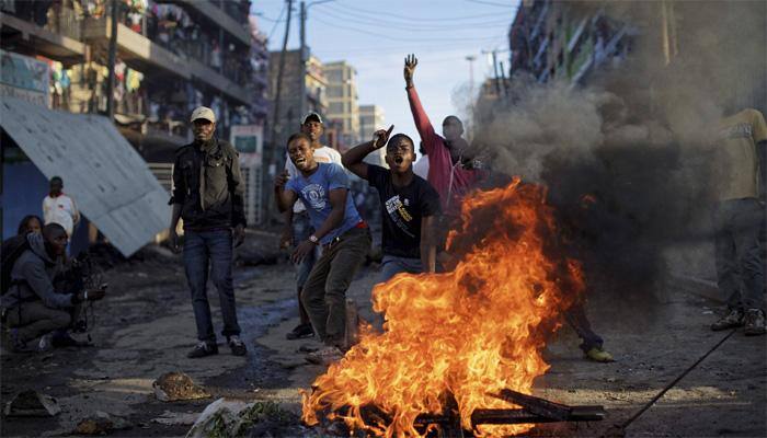 Kenya opposition warns of violence if 'forced election' arrested