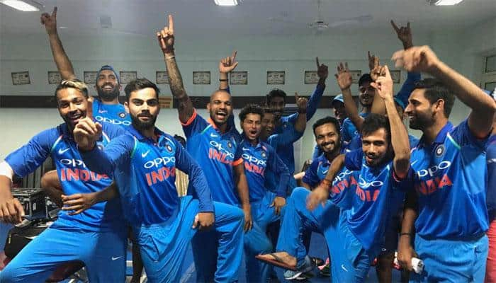 See pic: Team India&#039;s &#039;Jatt ji style&#039; celebration after New Zealand series win