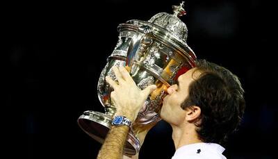 Roger Federer outlasts Juan Martin Del Potro for eighth Swiss Indoors title in Basel