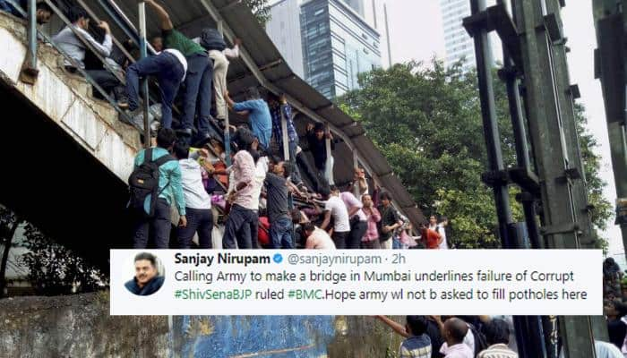 Anger over Army building bridge at Elphinstone station in Mumbai where stampede took place