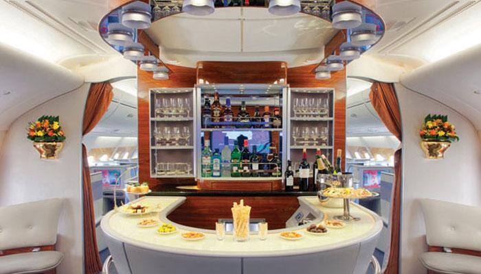 What are first-class cabins in premium airlines like?