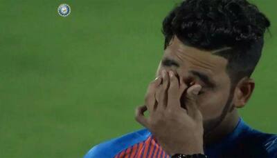 See pic: Mohammed Siraj makes debut, breaks down during national anthem 