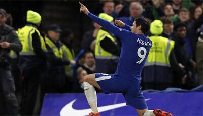 Alvaro Morata strikes as Chelsea derail Manchester United title bid