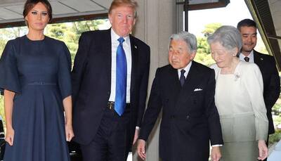 Donald Trump passes tricky protocol test with Japanese emperor
