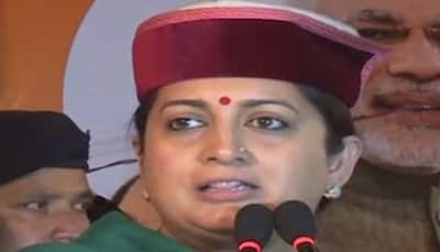 Himachal Assembly polls: Smriti Irani ups the ante against Congress