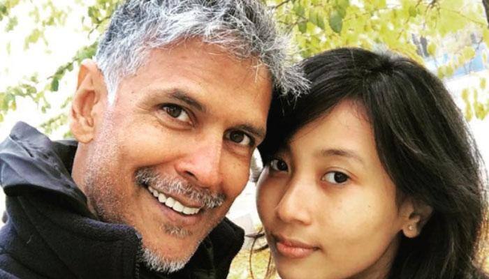 Social media goes berserk over Milind Soman&#039;s birthday selfie with girlfriend