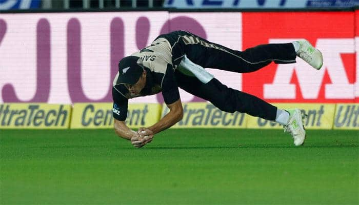 Watch: Mitchell Santner displays &#039;circus&#039; skills to remove Manish Pandey