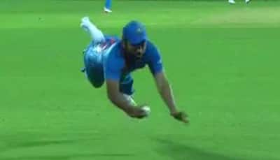 Watch: Rohit Sharma takes stunning catch to dismiss dangerous Colin Munro