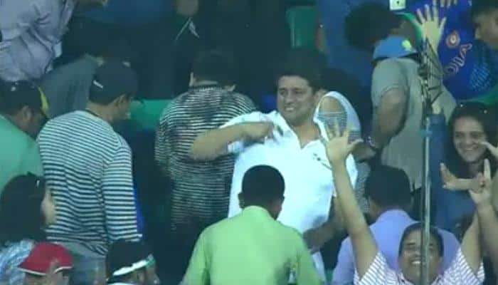 Watch: Gung-ho fan regrets failed attempt to catch Hardik Pandya six